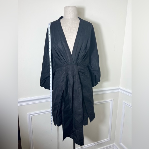 Significant Other Linen Blend Lola Dress Black - Picture 5 of 14
